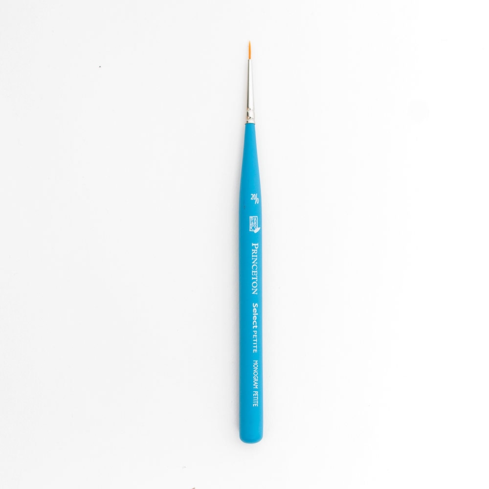 Princeton, Brushes, Art & School, Select, Synthetic, Mini Monogram, 20/0, 146083